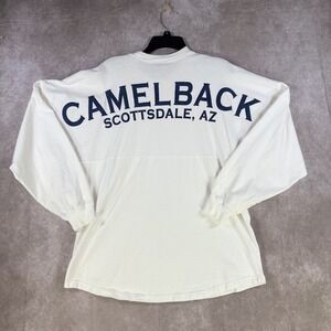Camelback Scottsdale Arizona Spirit Jersey Shirt‎ Medium White Long Sleeve Retro